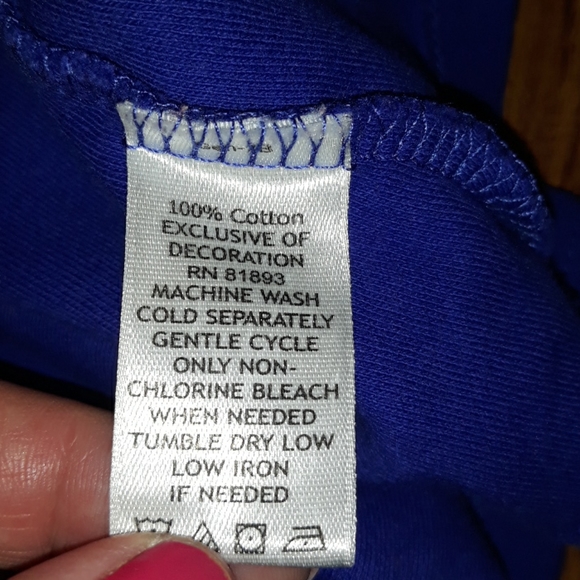 Isaacmizrahilive Top, blue. - Picture 6 of 6